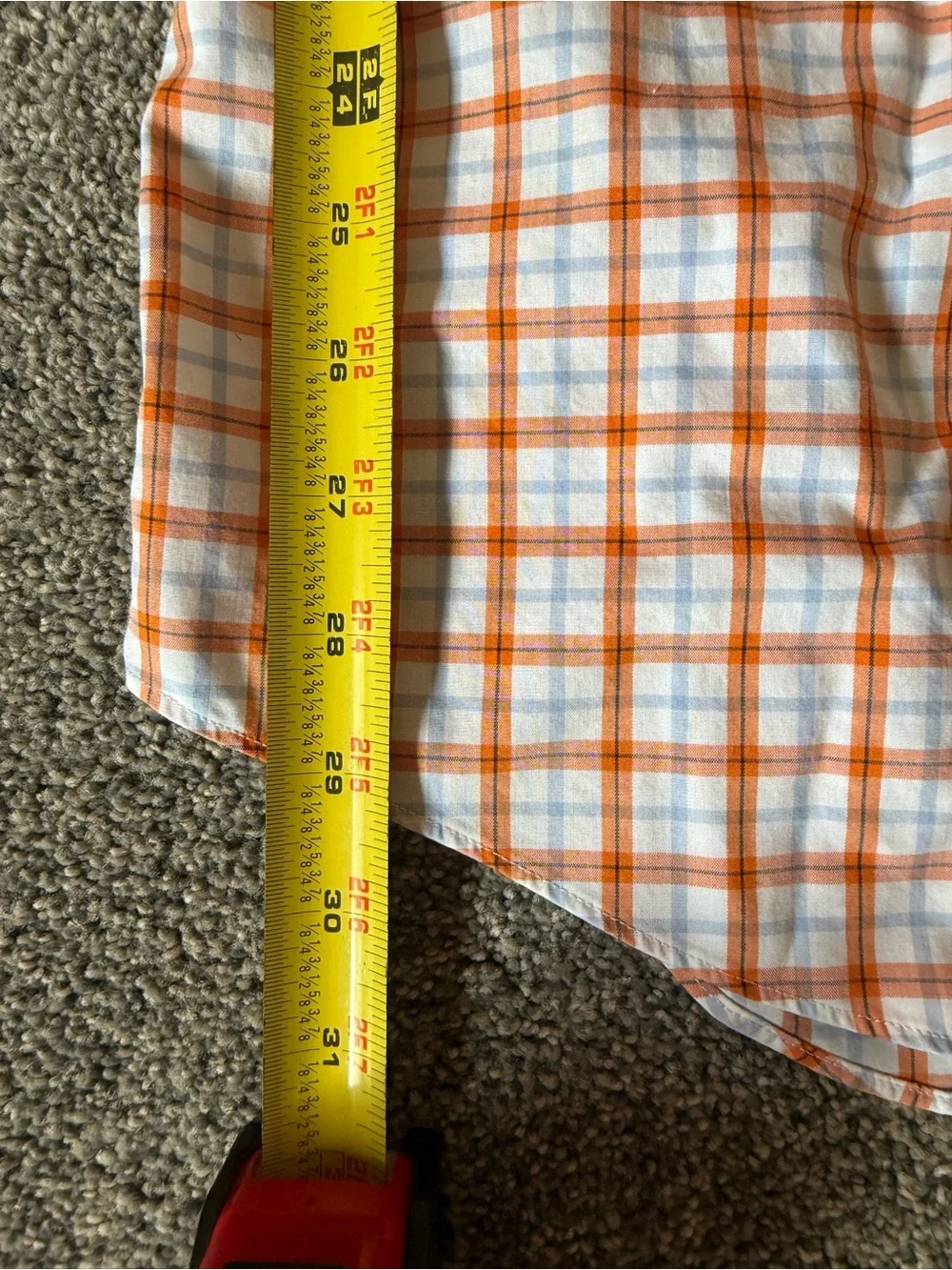 Banana Republic Men’s Camden Fit Non-Iron Dress Shirt Large Tall Plaid